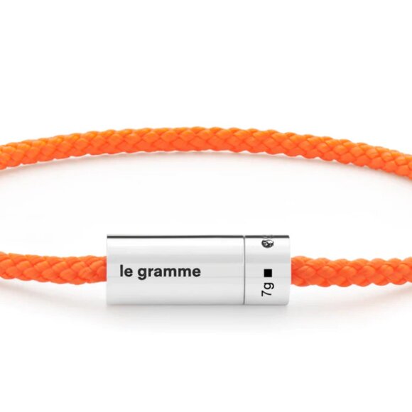 Le Gramme Orange ‘Le 7g’ NATO Bracelet - size 21 - Picture 5 of 7
